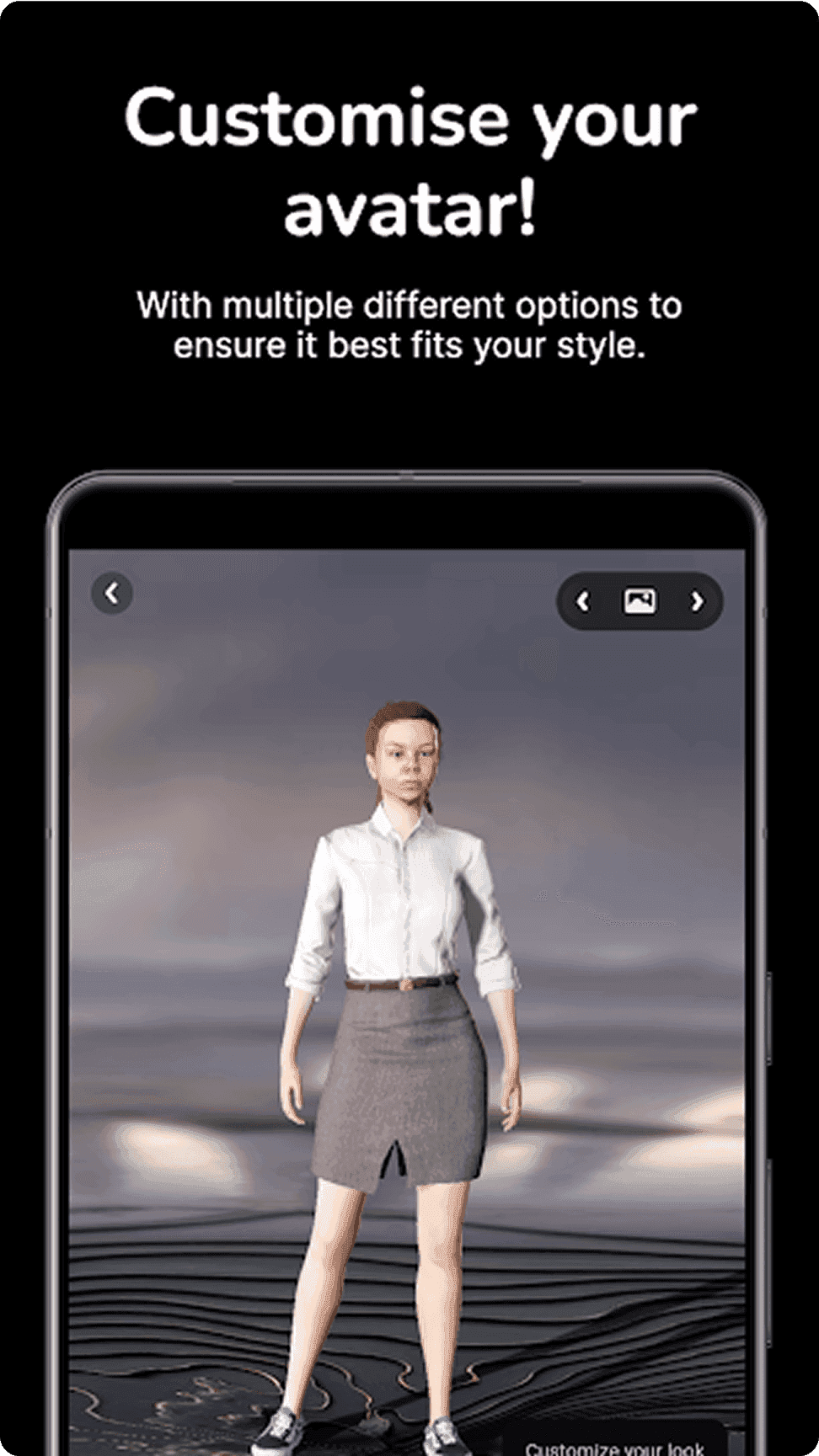 Customise your avatar
